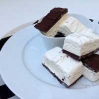 Homemade Candy Bars with Caramel and Marshmallow Nougat