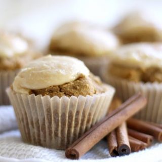 Grain Free Pumpkin Cheesecake Muffins