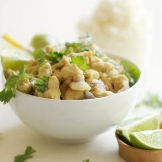 Healthy Instant Pot Thai Chicken {30 Minute Meal}