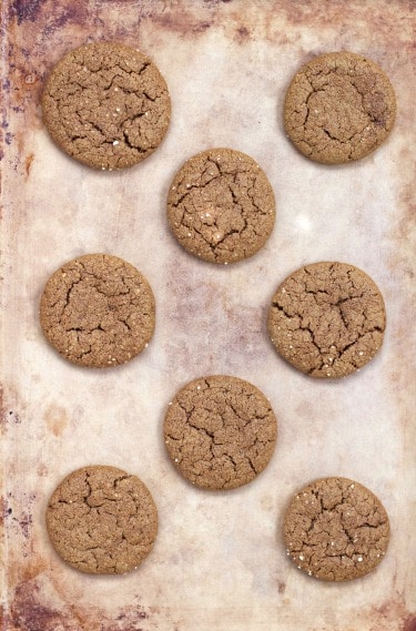 Grain Free Ginger Molasses Cookies - Recipes to Nourish
