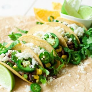 Healthy Orange Cacao Black Bean Tacos