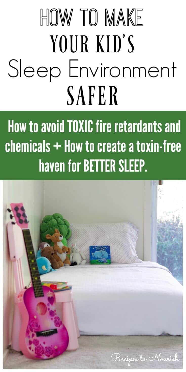 (Ad) Sleep is so important for health, but most of us are not getting enough sleep. Do you know How to Make Your Kid’s Sleep Environment Safer and how to create a toxin-free haven for better sleep? | Recipes to Nourish | Child safety | Kid safety | safe sleep environment | organic mattress review | Sleep safety | Childs mattress || #childsafety #childsmattress
