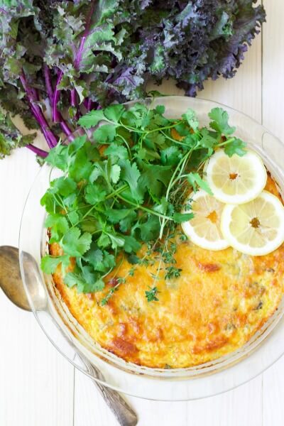 Cauliflower Breakfast Casserole from Recipes to Nourish