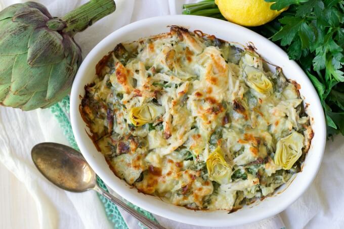 Low Fat Spinach Casserole
