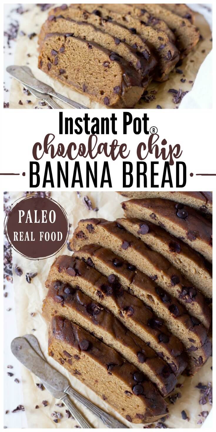 Instant Pot Paleo Chocolate Chip Banana Bread | Recipes to ...