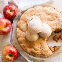 Seasonal Grain Free Apple Cobbler