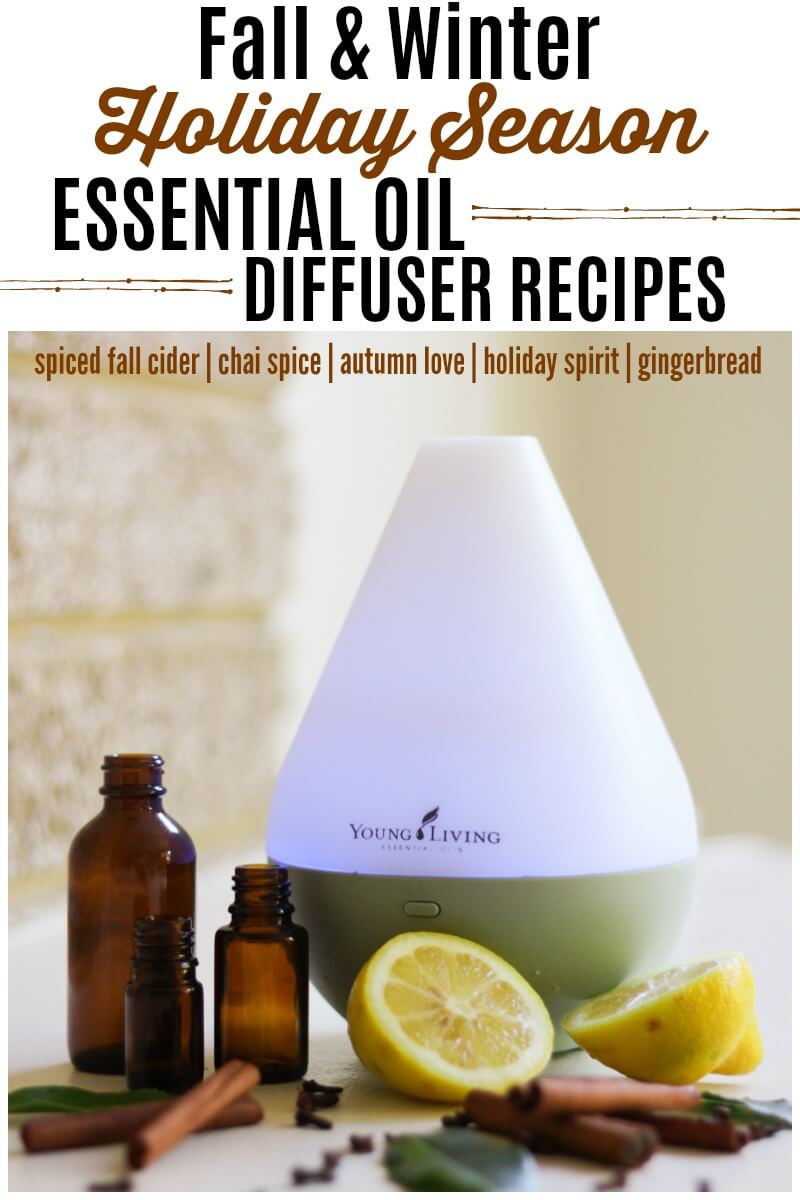 Holiday Season Essential Oil Diffuser Recipes - fill your home with the scents of fall and winter naturally with these amazing, uplifting diffuser recipes. | Recipes to Nourish | Essential oil recipes | Essential oil mixes | Oil diffuser recipes | Essential oil diffuser | Essential oil benefits | Essential oil diffuser recipes | Holiday diffuser recipes || #essentialoilsrecipes #essentialoilsdiffuser #holidayscents #fallessentialoils #holidayessentialoils