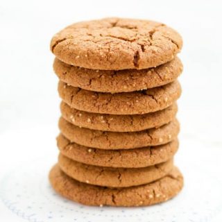 Grain Free Ginger Molasses Cookies